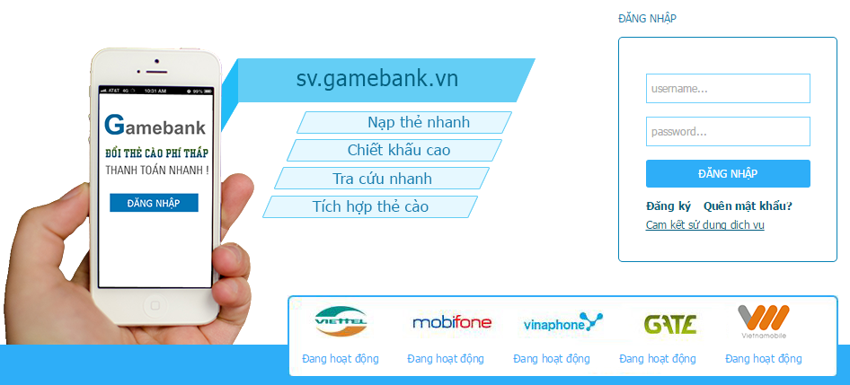 Tích hợp nạp thẻ Gamebank tăng doanh số website của bạn 394_sv