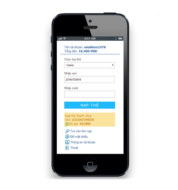 Vào msv.gamebank.vn đổi thẻ cào sang vnđ nhanh nhất - 3